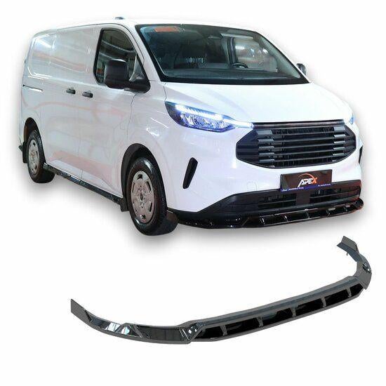 APEX Spoiler Splitter Geschikt voor Ford Custom Mk2 glans Zw, Envoi