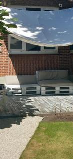 Salle de lancement et coin salon en palbois coussins, Enlèvement, Comme neuf