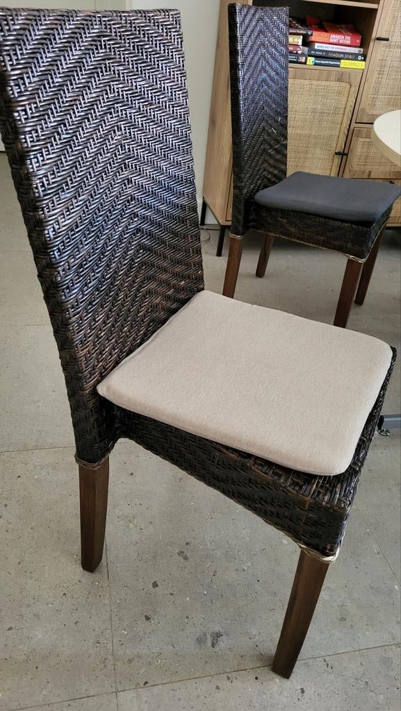 Chaises de salle à manger 6 pièces (100 euros pour les 6), Enlèvement