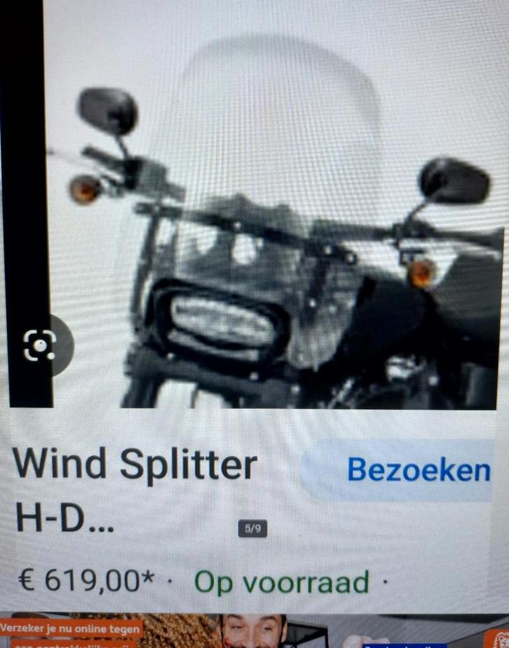 HARLEY DAVIDSON FAT BOB Windscherm QUICK RELEASE
I, Motos, Pièces | Harley-Davidson, Enlèvement