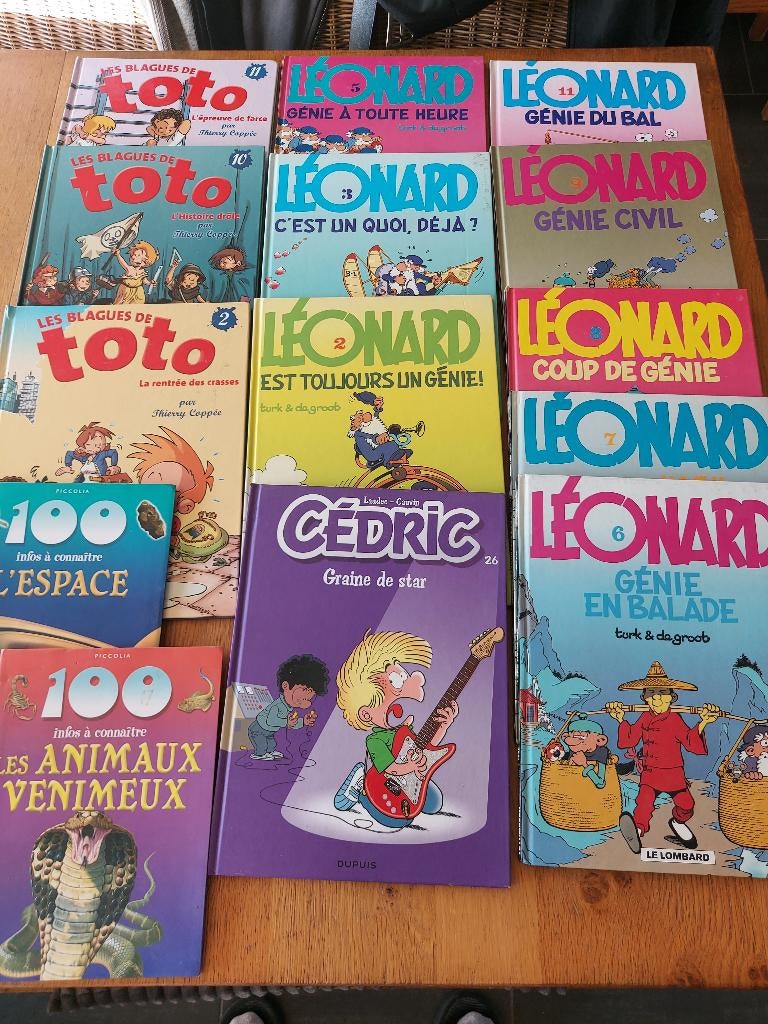 Bandes dessinées francophones : Toto, Cédric, etc., Enlèvement ou Envoi, Comme neuf