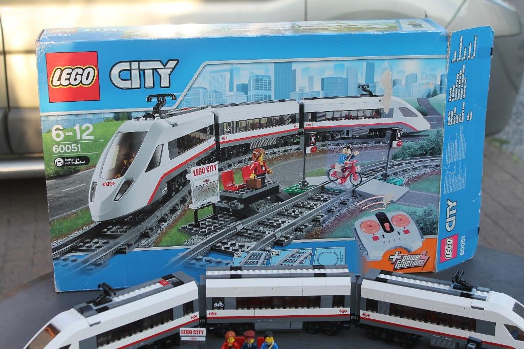Lego 60051 City Hogesnelheidstrein + doos en boeken, City, Lego, Ophalen of Verzenden, Zo goed als nieuw