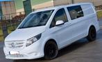 Mercedes vito doub cabine 5pls an2017.235mkm 13999€, Autos, Cuir, Euro 6, 3 places, Boîte manuelle