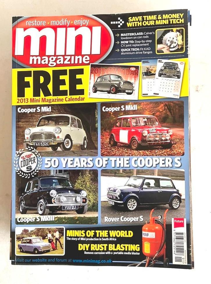 Mini Magazine tijdschriften 2013., Livres, Autos | Brochures & Magazines, Utilisé, Enlèvement