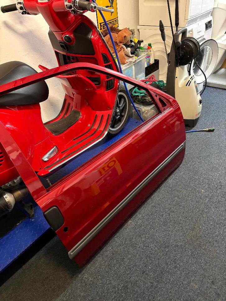 Portière Peugeot 106 rouge Lucifer, Autos, Peugeot, Particulier, 3 portes, Rouge