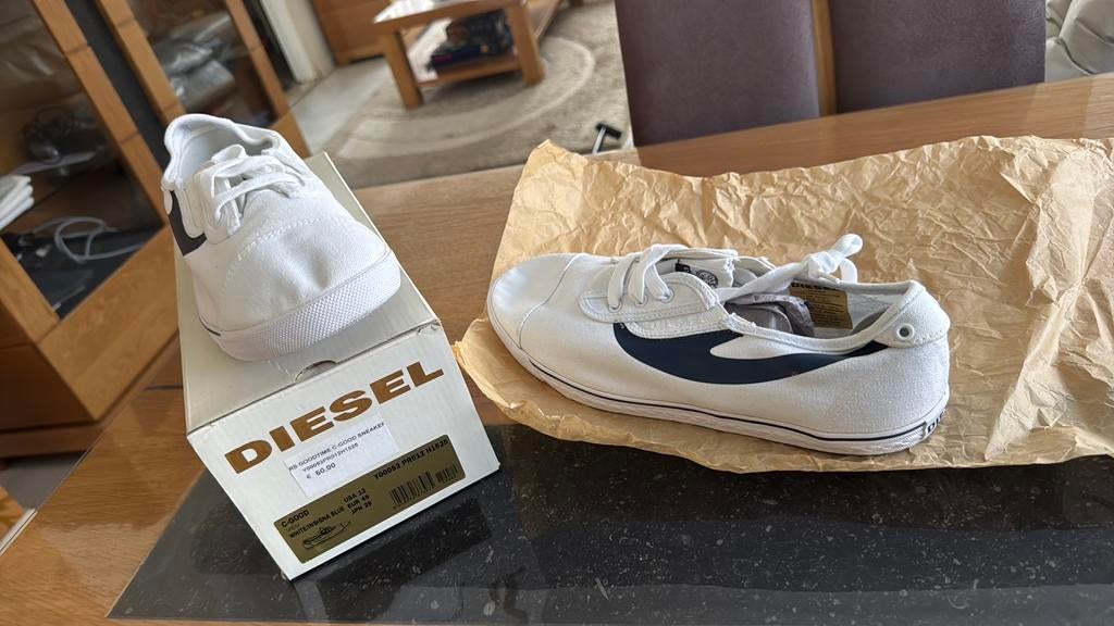 Chaussures New Diesel - Taille : 45, Vêtements | Hommes, Chaussures, Neuf, Enlèvement, Blanc, Baskets