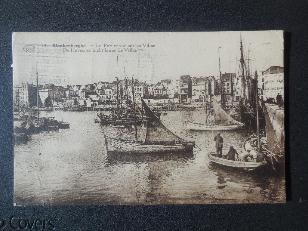 postkaart Blankenberge De Haven, Verzenden, 1920 tot 1940, Gelopen, West-Vlaanderen