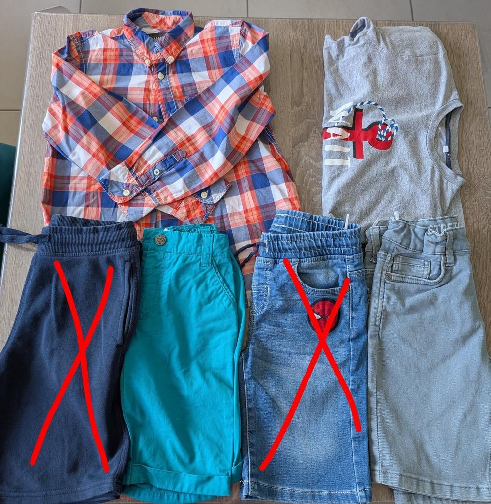 Jongenskleding maat 128 (8 jaar), Kinderen en Baby's, Kinderkleding | Kinder-kledingpakketten, Ophalen, Maat 128