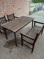 Set de jardin en teck, Jardin & Terrasse, Enlèvement, Comme neuf, Bois de teck