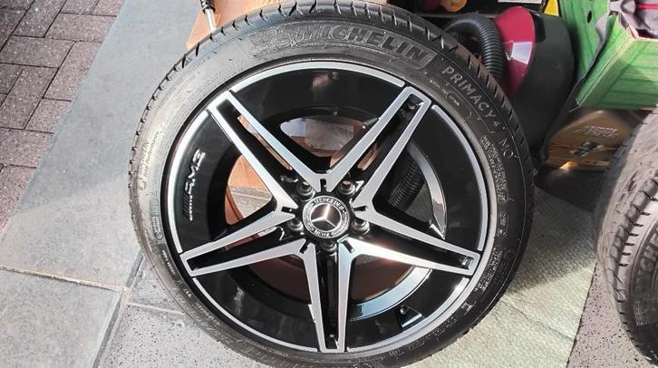 AMG VELGEN MERCEDES W206 S206 18* 225 45 18 / 255 40 18 MO, Auto-onderdelen, Banden en Velgen, Velg(en), Zomerbanden, 18 inch