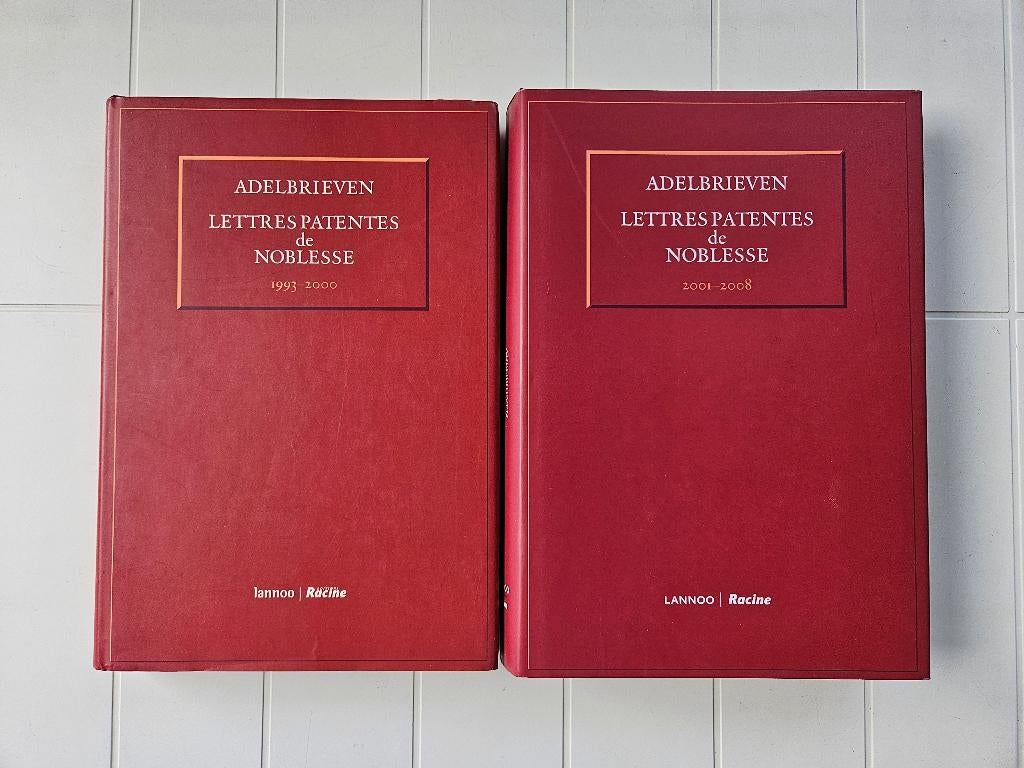 Adelbrieven - Lettres Patentes de Noblesse : Tome 1;2, Livres, Enlèvement ou Envoi, Comme neuf, COLLECTIF