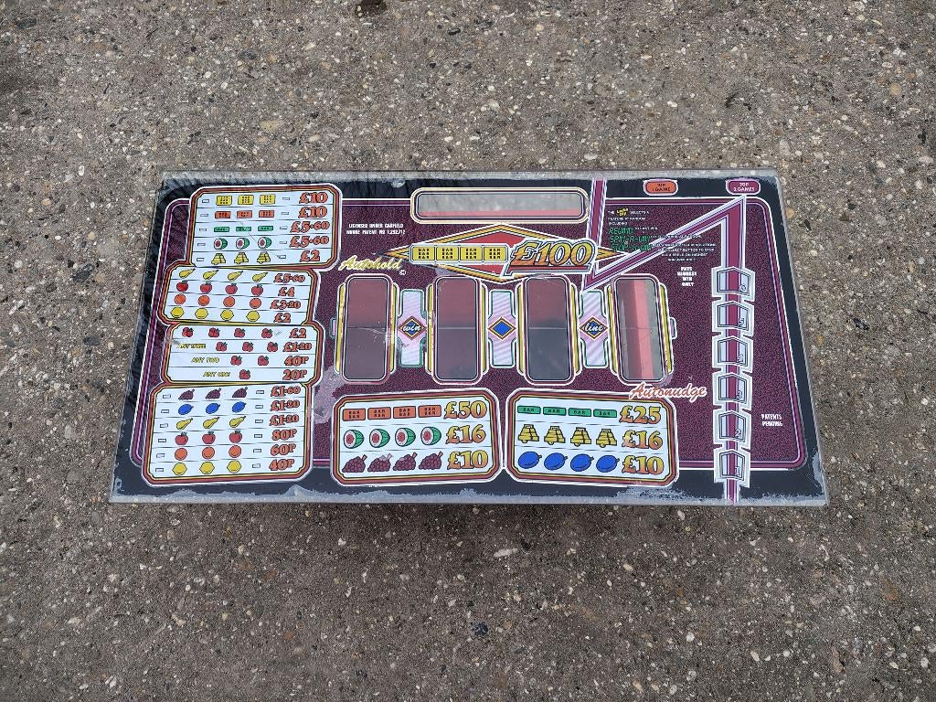 Glazen Ruit: Super Spoof / Fruitautomaat / UK, Verzamelen, Automaten | Gokkasten en Fruitautomaten, Verzenden