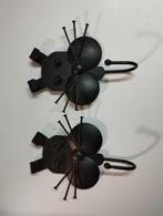 2 kinder hangkapstokjes voor de kinderkamer kleur zwart, Enlèvement