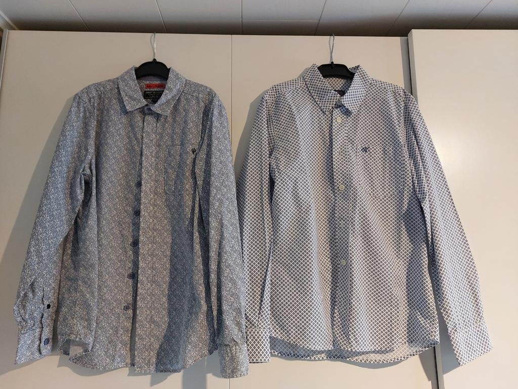 Twee jongenshemden maat 146 / GRATIS verzending, Enlèvement ou Envoi