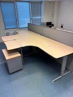 4 x bureau, Werkplek, Ophalen, Gebruikt, Bureau