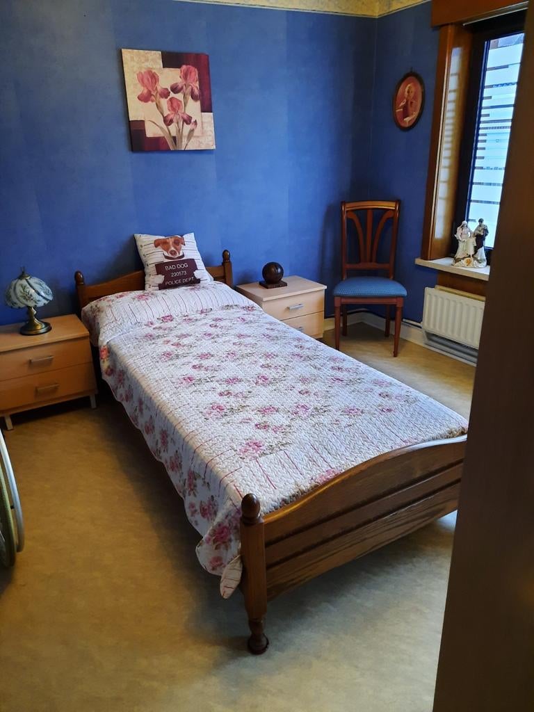 Lit une personne chene marron, Enlèvement