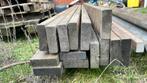 Te koop lot houten balken 1,7lang 12,5cm breed en 4cm dik, Doe-het-zelf en Bouw, Ophalen, 25 tot 50 mm, Zo goed als nieuw, Balk