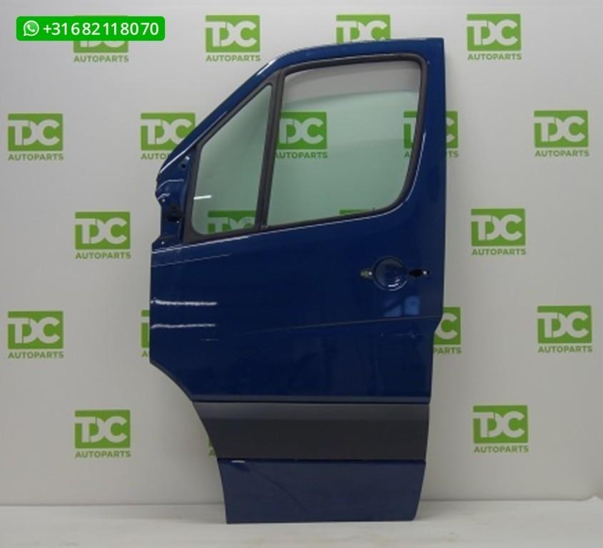 Mercedes Sprinter W906 (06-18) Voorportier links donkerblauw, Gebruikt, Deur, Mercedes-Benz, Voor