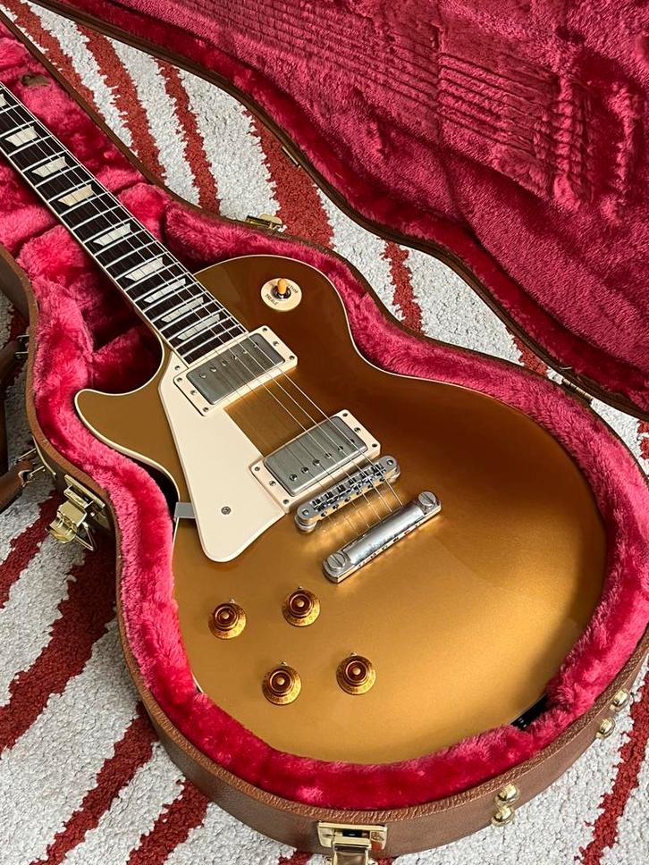 Gibson Les Paul Standard goldtop 50's LEFTY, Musique & Instruments, Instruments à corde | Guitares | Électriques, Utilisé, Solid body