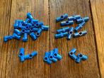 Lego Technic, Axle and Pin Connectors Blauw 33st / 589-31, Ophalen of Verzenden, Zo goed als nieuw, Losse stenen, Lego
