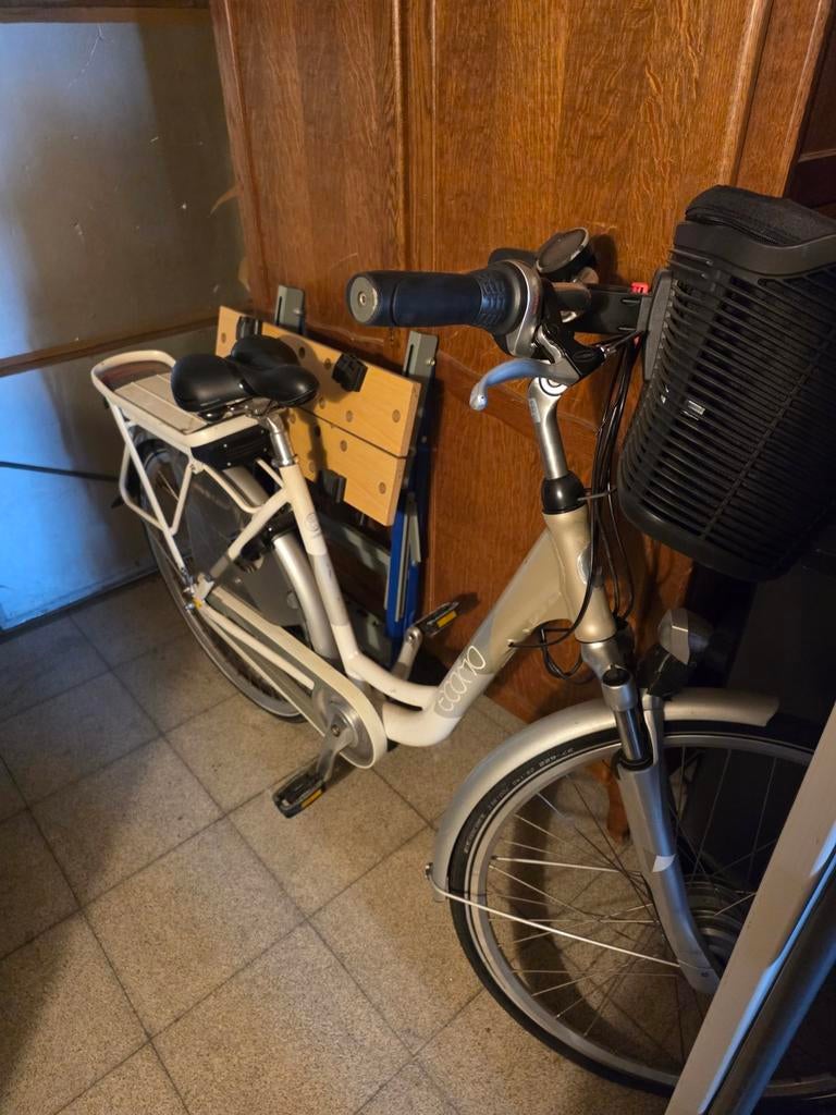 Electrische cortina fiets, Ophalen