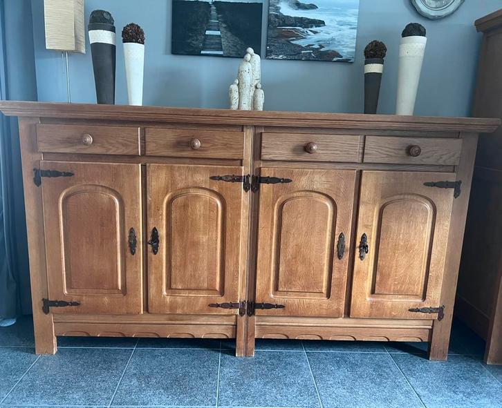 Gratis afhalen Vol eiken eetkamer, Maison & Meubles, Salles à manger complètes, Utilisé, Enlèvement