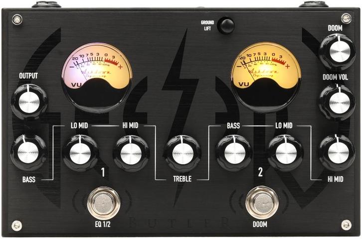 Ashdown Geezer Butler Pedal of Doom bass preamp / DI, Muziek en Instrumenten, Effecten, Zo goed als nieuw, Distortion, Overdrive of Fuzz