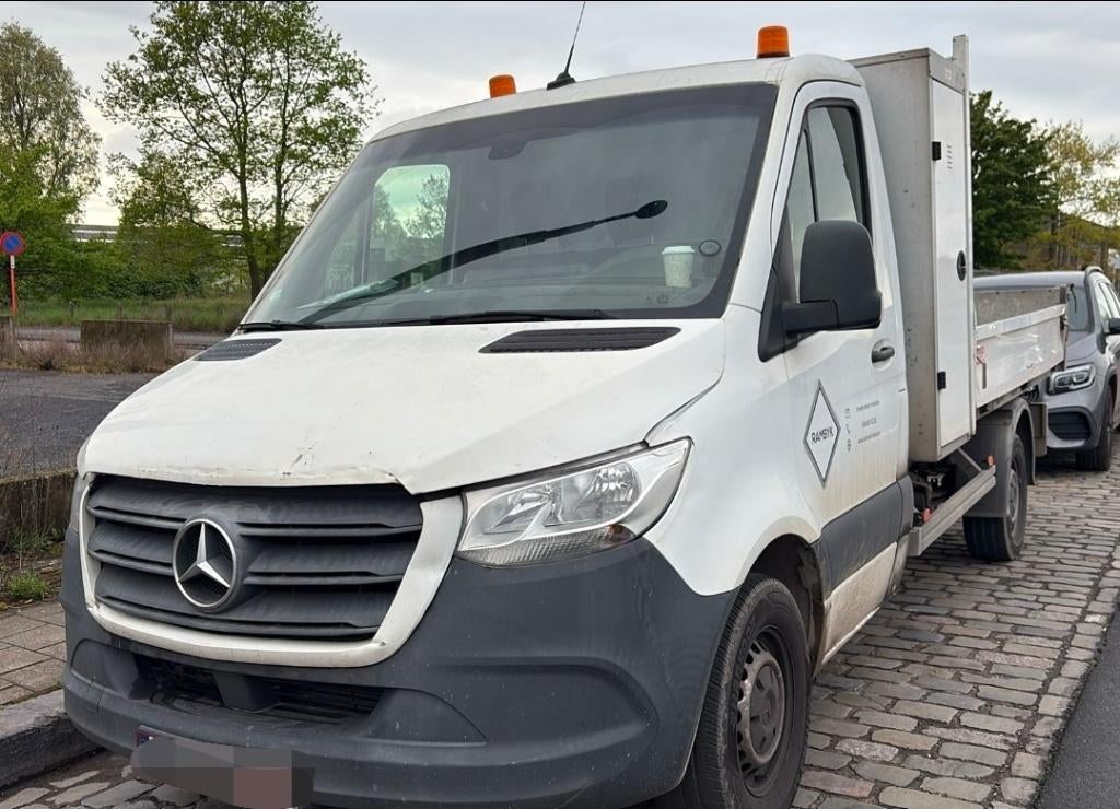 Sprinter 314 CDI AUTOMATIQUE bj. 2021 Pick up KIPPER 98000KM, Auto's, Bestelwagens en Lichte vracht, Bedrijf, Te koop, Mercedes-Benz