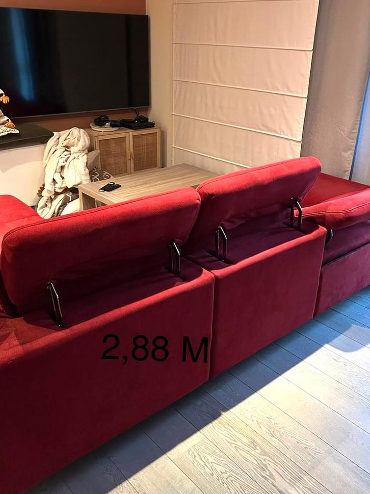 Fauteuil met elektrische fauteuil, Huis en Inrichting, Fauteuils, Zo goed als nieuw, Metaal, Stof, 125 cm of meer, Ophalen