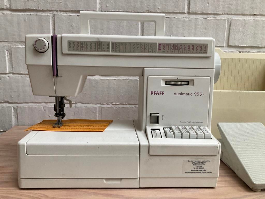 Pfaff dualmatic 955-1, Hobby en Vrije tijd, Ophalen, Gebruikt, Naaimachine, Pfaff