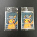 2 x Pikachu avec chapeau en feutre gris. Pokémon Van Gogh, Hobby & Loisirs créatifs, Enlèvement ou Envoi, Comme neuf