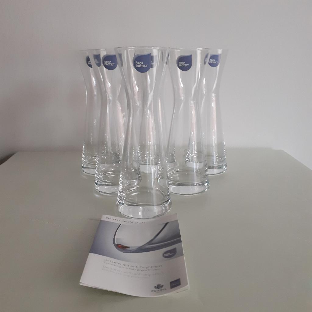 SCHOTT ZWIESEL Decanteerkaraffen 6 st  "Pure" Prijs: € 15, Maison & Meubles, Cuisine | Vaisselle, Neuf, Verre ou Verres, Uni, Verre