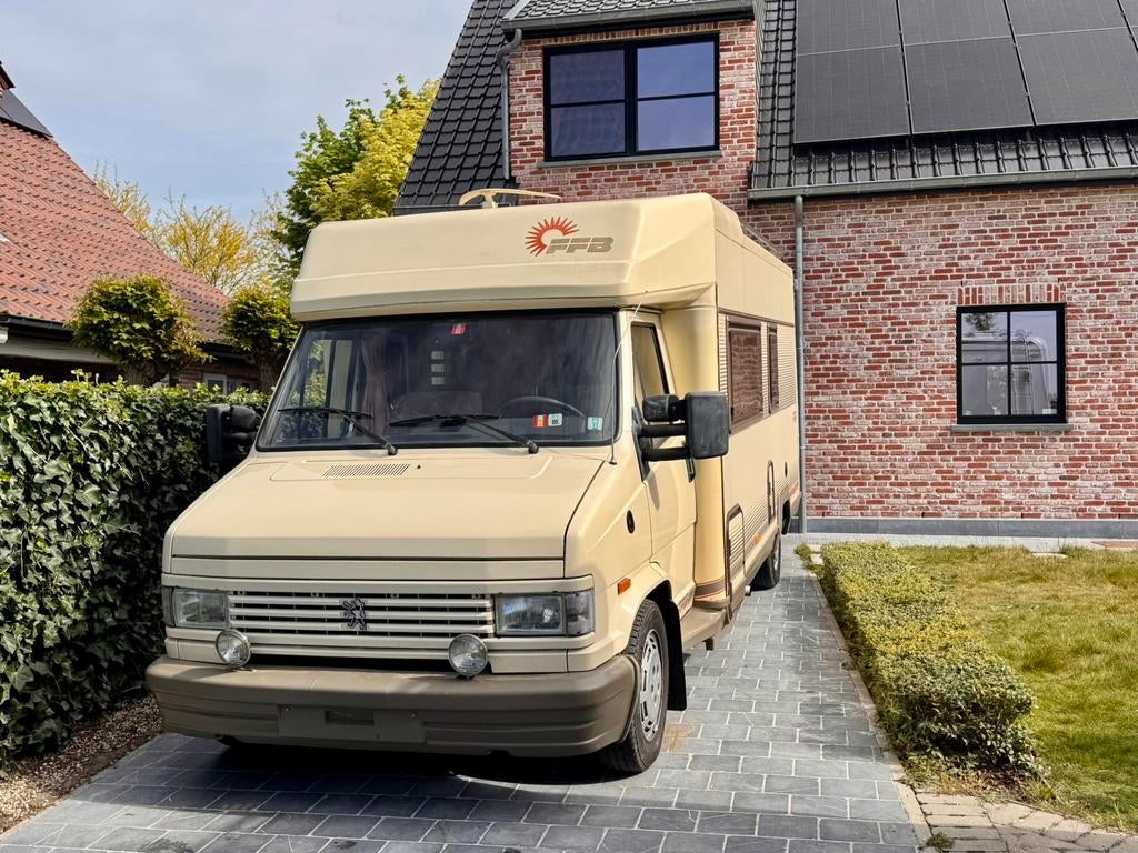 PEUGEOT TABERT CAMPER OLDTIMER 1991, Caravans en Kamperen, Overige merken, Douche, Bedrijf, 3 tot 6 maanden geleden