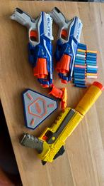 Nerf geweren + nerf fortnite + targetbord, Ophalen, Zo goed als nieuw