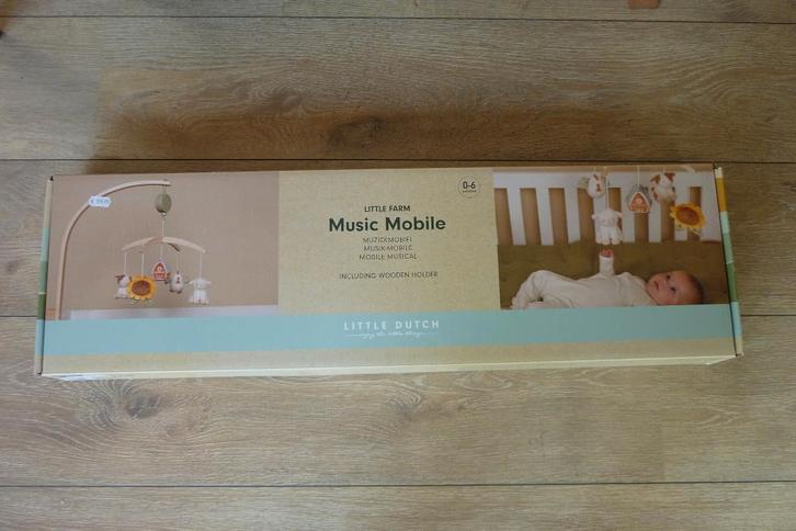 Muziekmobiel Little Farm NIEUW, Kinderen en Baby's, Speelgoed | Babyspeelgoed, Nieuw, Mobiel, Met geluid, Ophalen of Verzenden