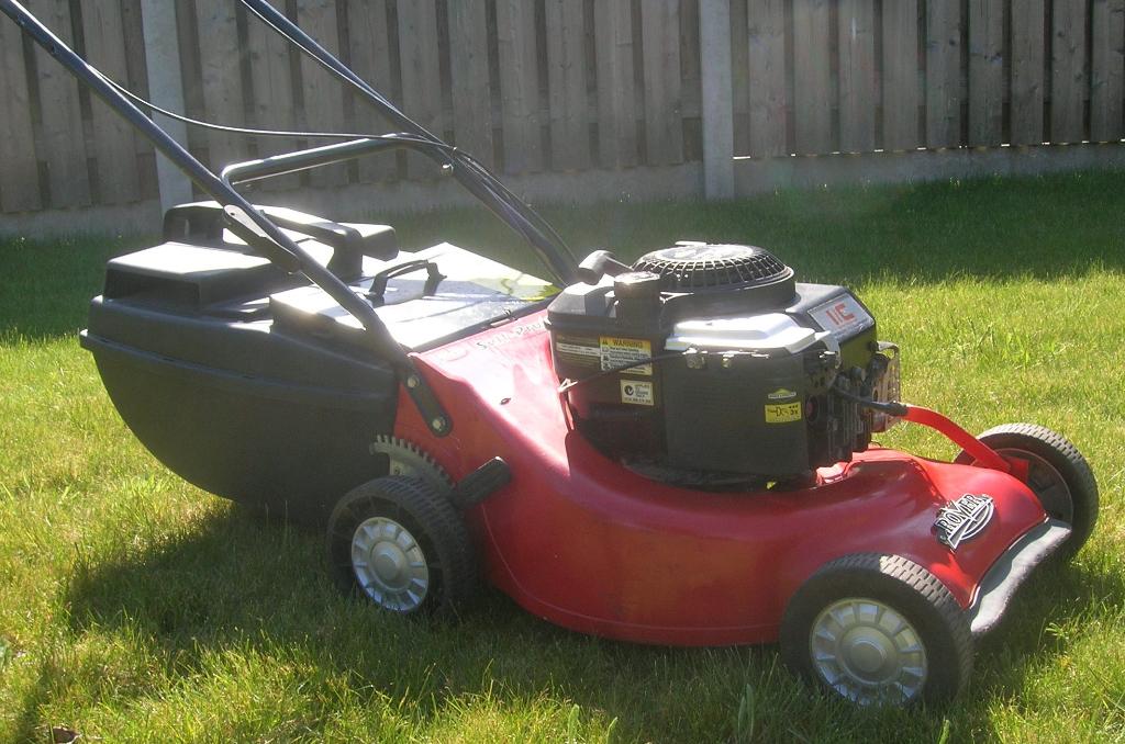 Rover grasmaaier, Tuin en Terras, Ophalen, Cirkelmaaier, Opvangbak, Benzine-grasmaaier