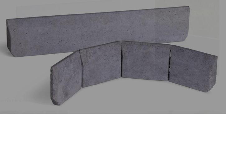 Wirtz boordstenen, Jardin & Terrasse, Traverses & Bordures, Neuf, Bordure, Béton, Moins de 25 cm, 100 à 200 cm, Moins de 25 cm