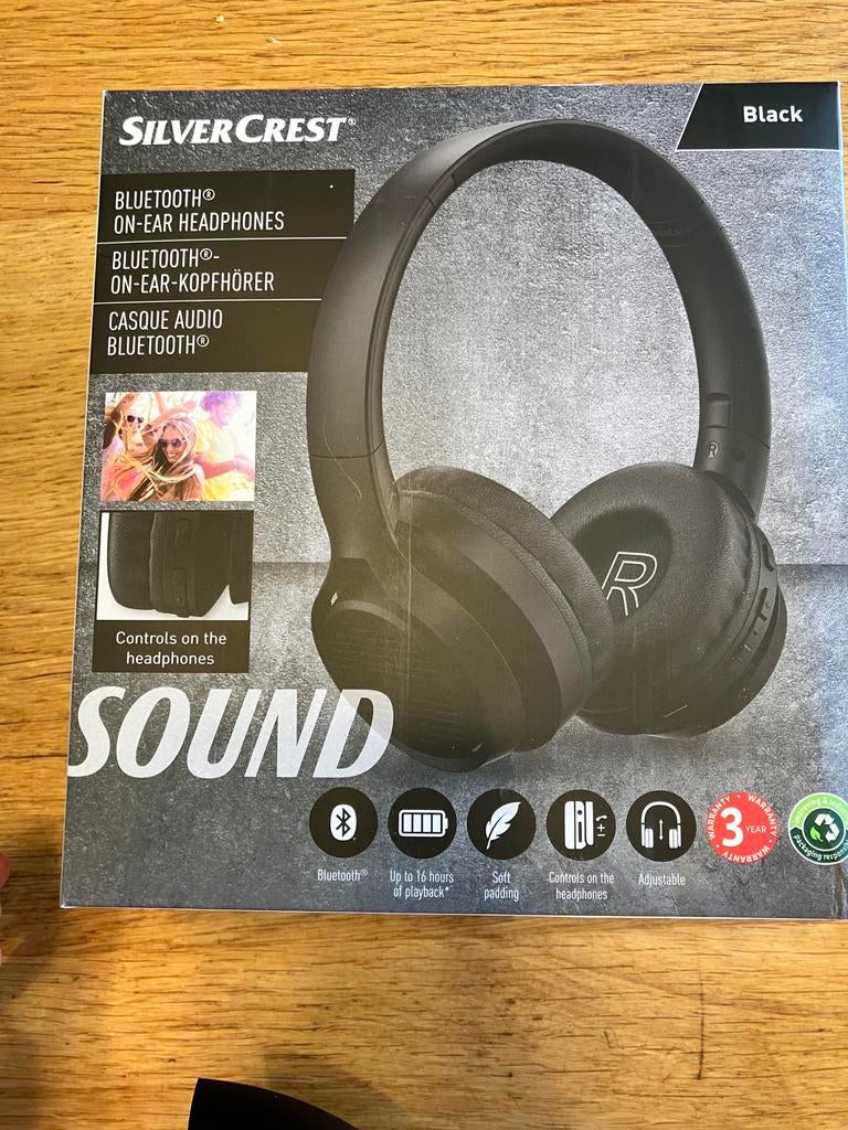 Silvercrest bluetooth headphones, Ophalen of Verzenden, Zo goed als nieuw