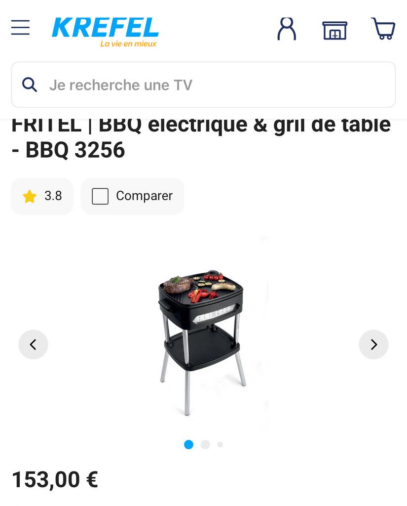 Barbecue électrique neuf, Jardin & Terrasse, Enlèvement, Comme neuf