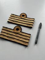 Costume original à manches de capitaine de mer, Collections, Aviation, Enlèvement ou Envoi, Utilisé, Écusson, Insigne ou Logo