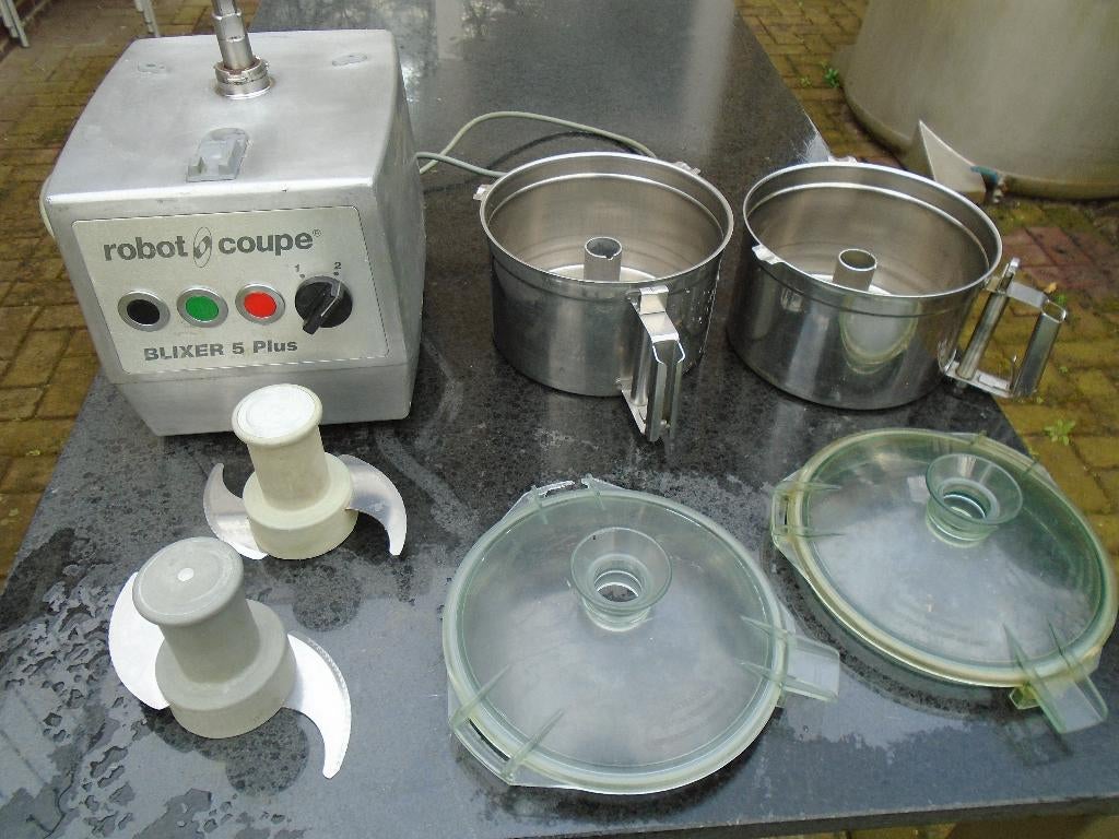 Mixer, menger, groentesnijmachine, snijmachine. Robot Coupe, Elektronische apparatuur, Keukenmixers, Gebruikt, 3 tot 4 liter, 2 snelheden