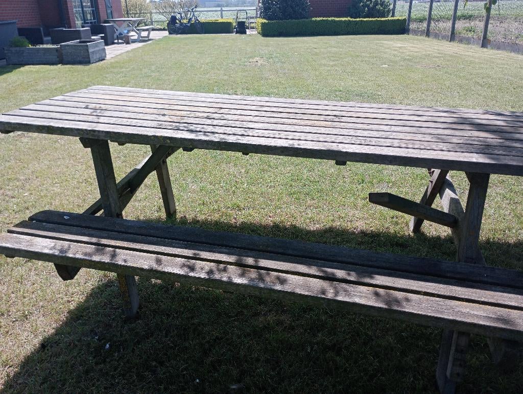 houten bank - brandhout, Ophalen, Gebruikt, Rechthoekig, Hout