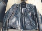 Lederen motorjas heren, Motoren, Kleding | Motorkleding, Ophalen, Tweedehands, Heren