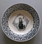 Antiek bord Boch Frères Keramis  Ste Genoveva Ste Geneviève, Antiek en Kunst, Ophalen of Verzenden