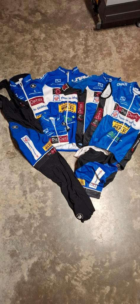 Pakket wielerkledij Vermarc, Fietsen en Brommers, Fietsaccessoires | Fietskleding, Zo goed als nieuw, Bovenkleding, M, Ophalen of Verzenden