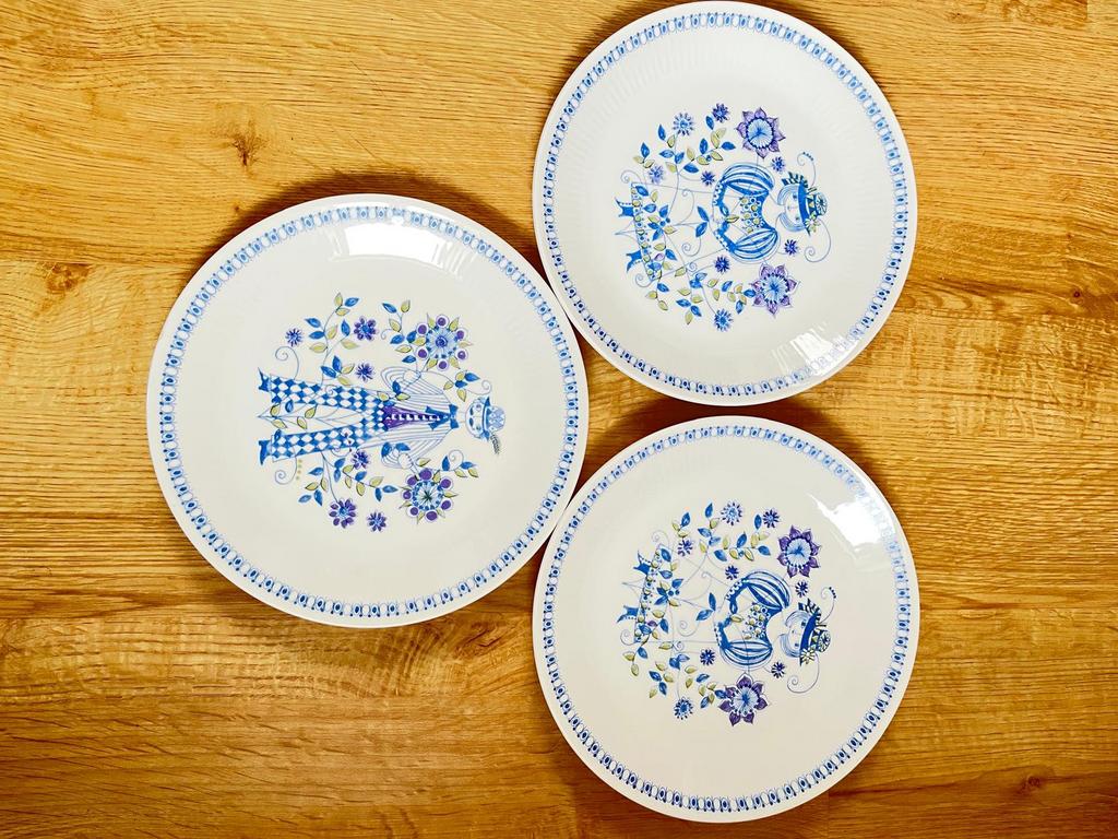 Vintage Figgjo Lotte borden, Antiek en Kunst, Antiek | Keramiek en Aardewerk, Ophalen of Verzenden