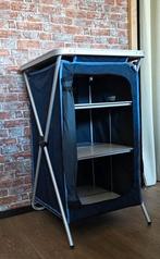 Campingkast *Campert Travel*, Hoog model, blauw, Caravanes & Camping, Meubles de camping, Enlèvement, Utilisé, Armoire de camping