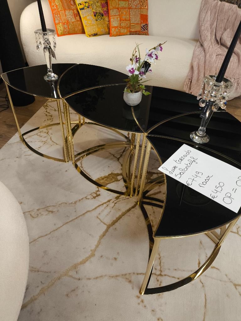 J-Line tornado salontafel / laagste prijs gegarandeerd, Huis en Inrichting, Tafels | Salontafels, 50 tot 75 cm, Nieuw, Ophalen of Verzenden