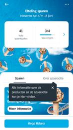 Ah efteling zegels, Tickets en Kaartjes, Eén persoon, Overige soorten, Pretpark