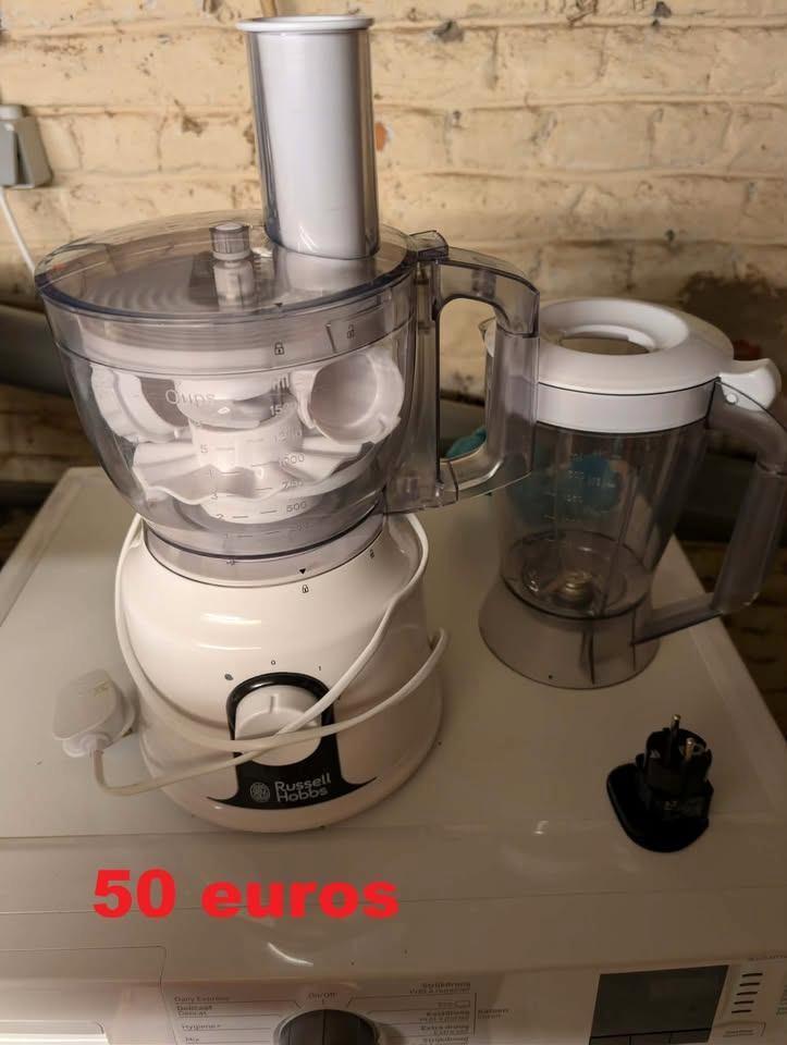 Robot cuisine, Electroménager, Mélangeurs de cuisine, Comme neuf, 1 à 2 litres, 2 vitesses, Résiste au lave-vaisselle, Enlèvement